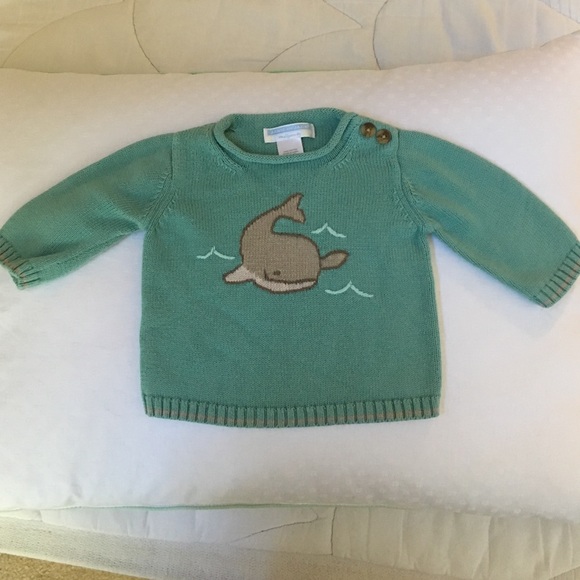 Janie and Jack whale sweater - Picture 1 of 5